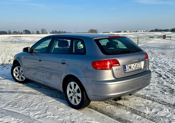 Audi A3 cena 13900 przebieg: 249000, rok produkcji 2005 z Wrocław małe 497